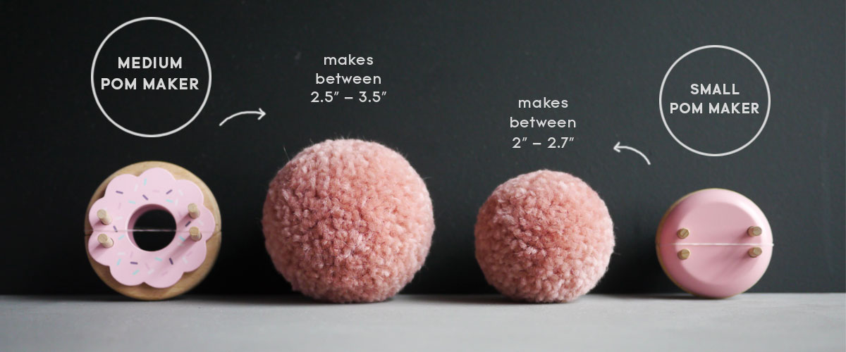Donut Pom Maker – Strawberry - Moon Picnic